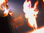 eyes on fire